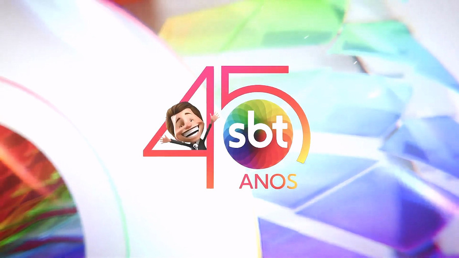 Logo dos 45 Anos do SBT