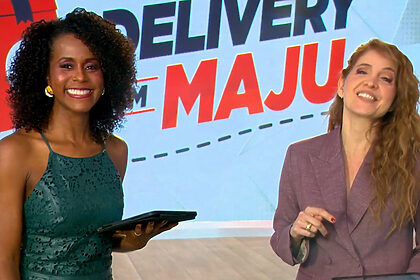 Maju Coutinho e Poliana Abritta no Fantástico