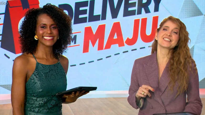 Maju Coutinho e Poliana Abritta no Fantástico