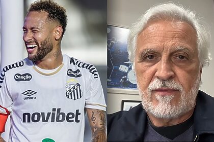 Neymar e Sormani em uma montagem