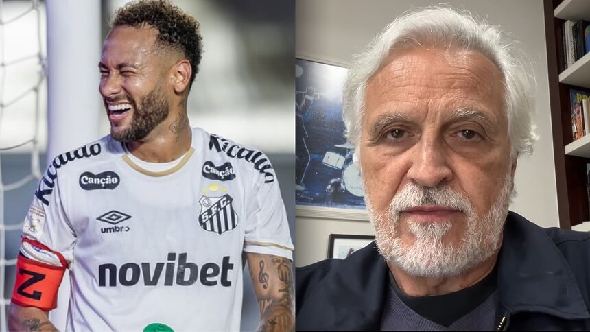 Neymar e Sormani em uma montagem