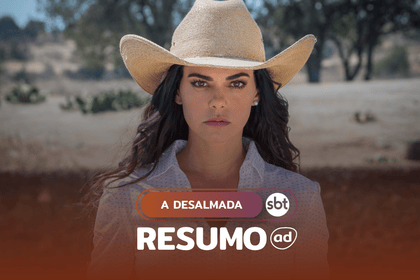 Fernanda Linhares (Livia Brito) encara com olhar sério na arte do Resumo De A Desalmada