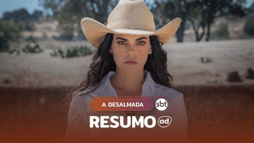 Fernanda Linhares (Livia Brito) encara com olhar sério na arte do Resumo De A Desalmada