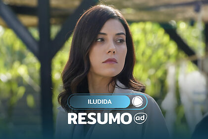 Asya com olhar frio na arte do Resumo De Iludida