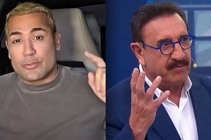 Tiago Piquilo e Ratinho em uma montagem