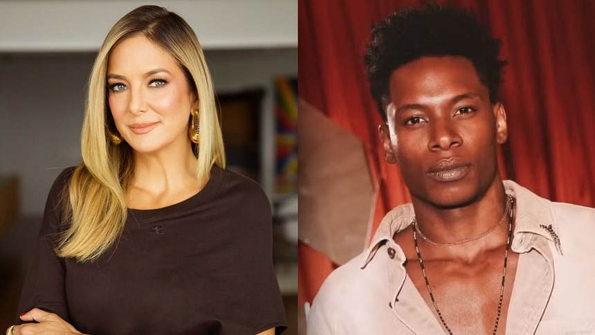Ticiane Pinheiro e Breno Ferreira em uma montagem