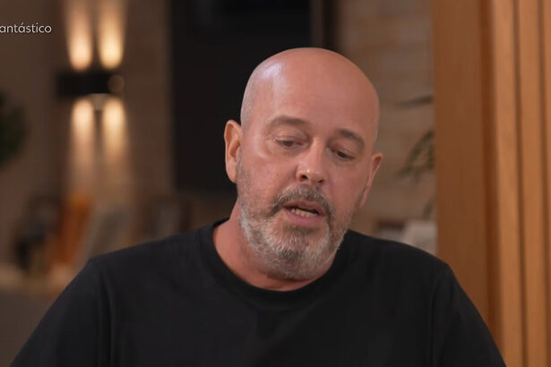 Alex Escobar em entrevista no Fantástico