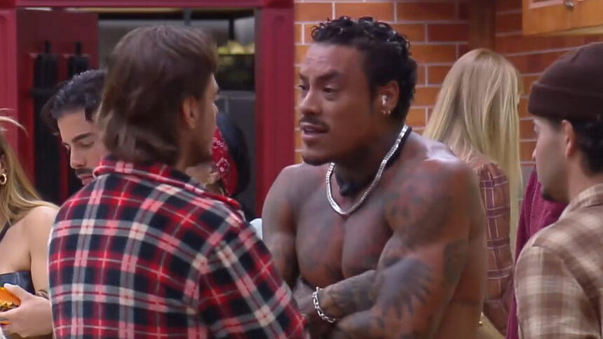 Daniel e Murilo em treta na A Fazenda 18