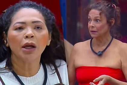 Darlin e Gioavanna em uma montagem na A Fazenda