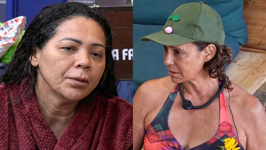 Darlin E Giovanna conversando em A Fazenda 18