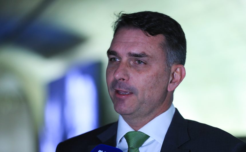 Brasília (DF), 16/09//2025 Senador, Flávio Bolsonaro Durante Entrevista. Foto: Lula Marques/Agência Brasil