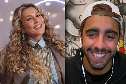 Livia Andrade e Pedro Scooby em uma montagem