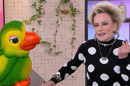 Louro Mané e Ana Maria Braga no Mais Você