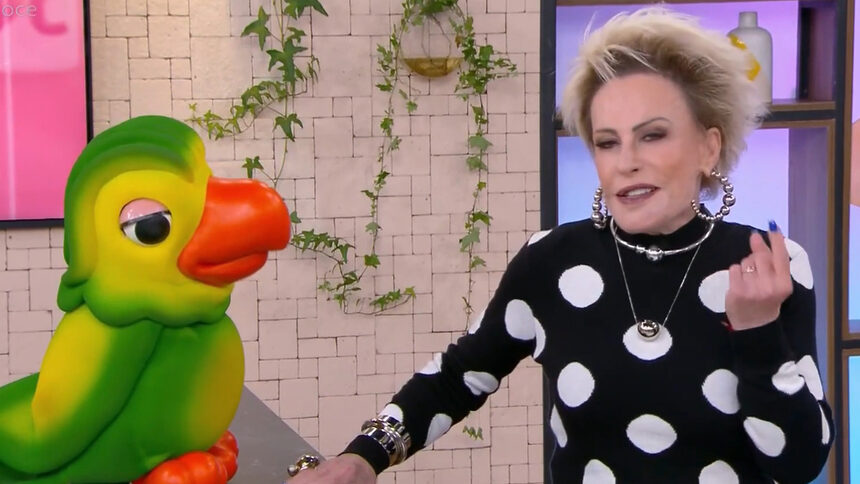 Louro Mané e Ana Maria Braga no Mais Você