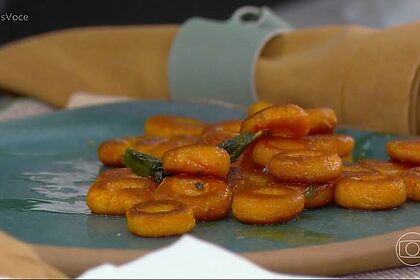 Massa de cenoura sem glúten em receita do Mais Você