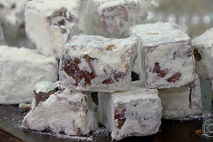 Palha italiana sem fogão em receita do Mais Você