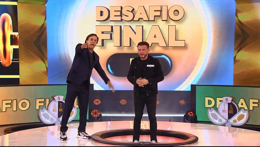 Tom Cavalcante e Aluisio Junior no Acerte ou Caia